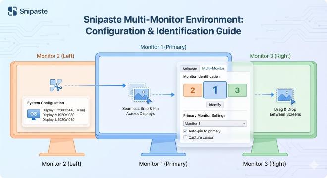 跨屏截图与贴图管理策略