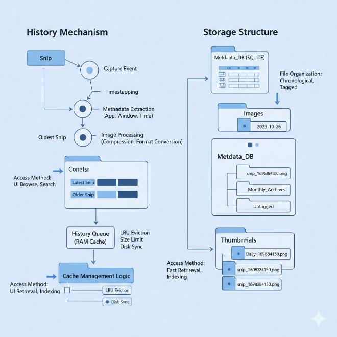 历史记录核心机制与存储结构