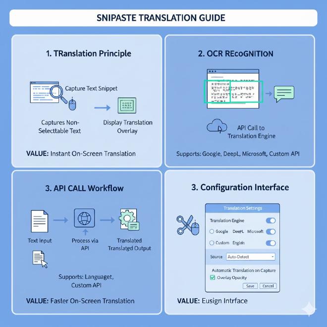 翻译功能核心原理与配置界面