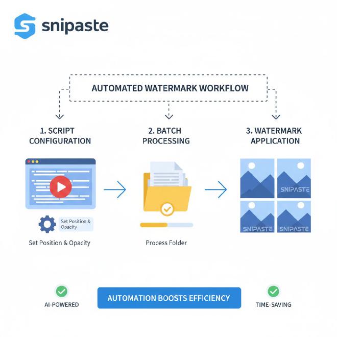 自动化水印添加工作流