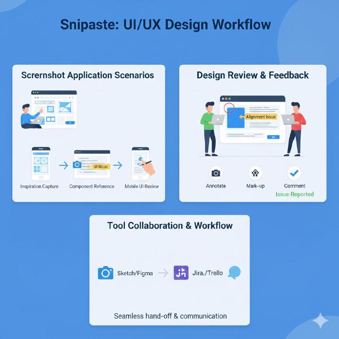 UI/UX设计流程中的截图应用