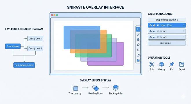多图层叠加功能与界面展示