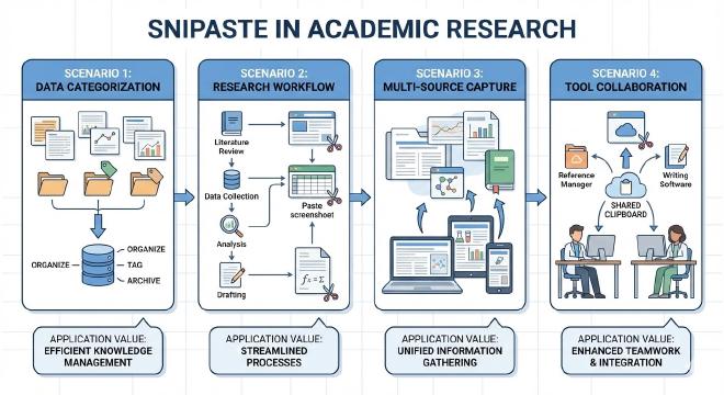 学术研究中的截图应用场景
