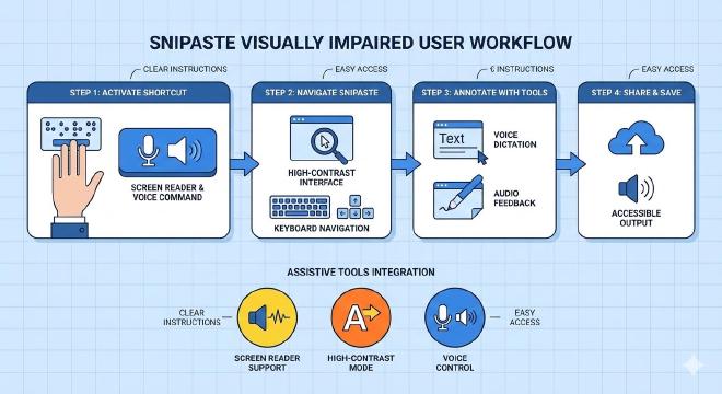 视障用户操作流程与辅助工具