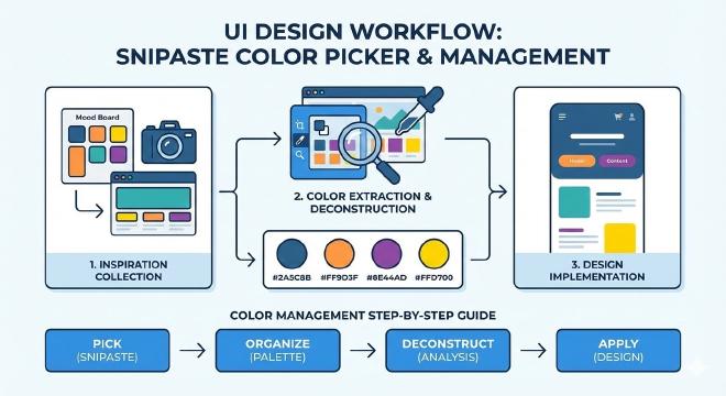 UI设计工作流中的取色应用场景