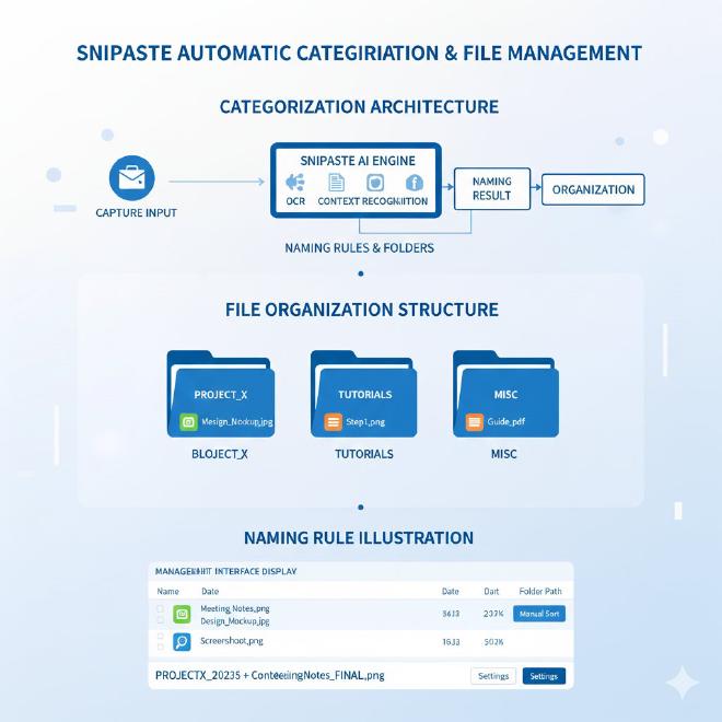 自动归类架构与文件管理