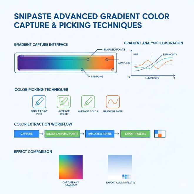 渐变色彩捕获与取色技巧