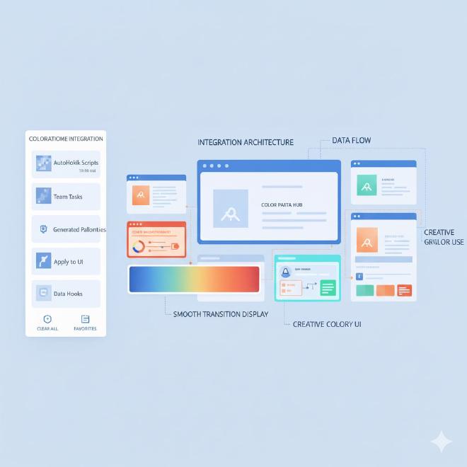 平滑配色方案生成与应用