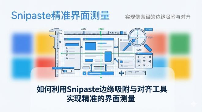 Snipaste边缘吸附与对齐工具