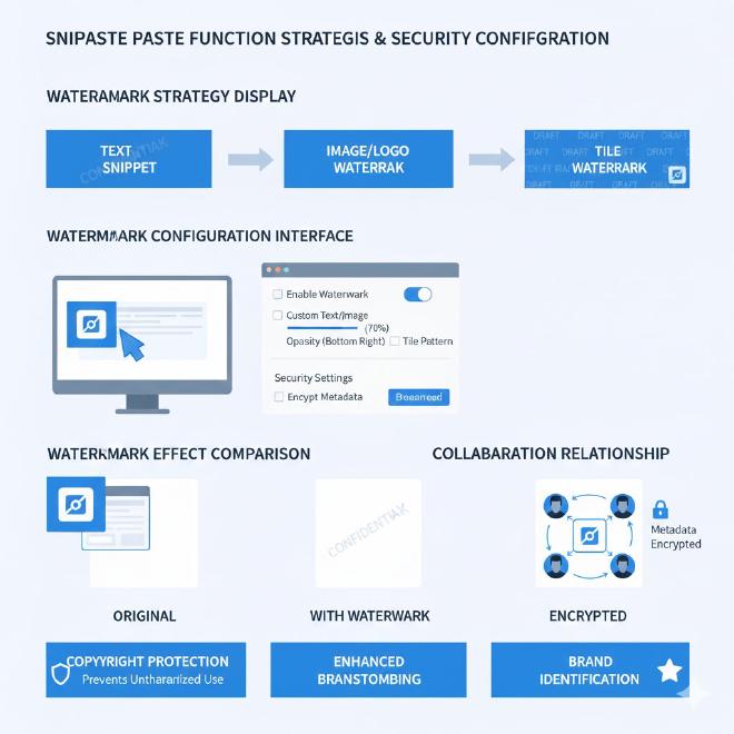 水印添加策略与安全配置