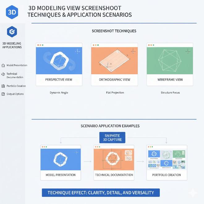 3D建模视图截图技巧与应用场景
