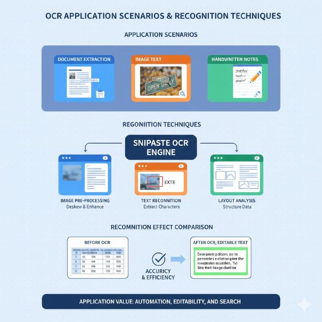 OCR应用场景与识别技巧