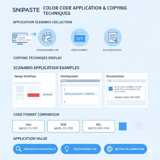 色彩编码应用场景与复制技巧