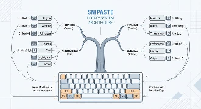 快捷键体系完整架构图