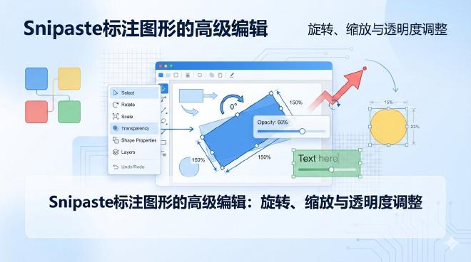 Snipaste标注图形高级编辑